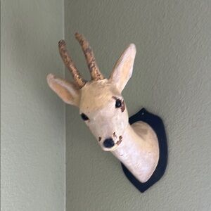 Rustic Animal Head Wall Decor